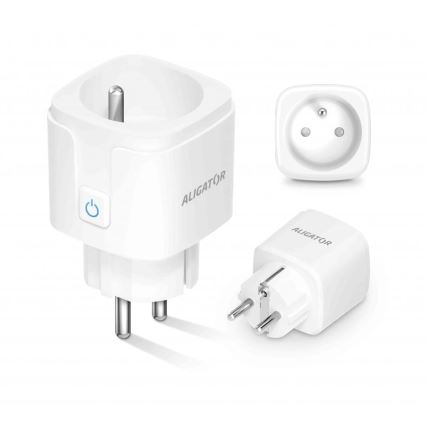 Aligator WAL001 - Inteligentná zásuvka 3680W/230V/Typ E/16A Wi-Fi Tuya