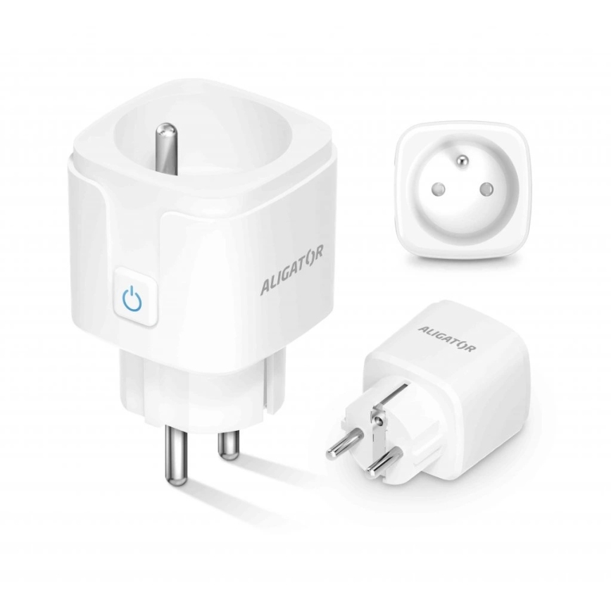 Aligator WAL001 - Inteligentná zásuvka 3680W/230V/Typ E/16A Wi-Fi Tuya