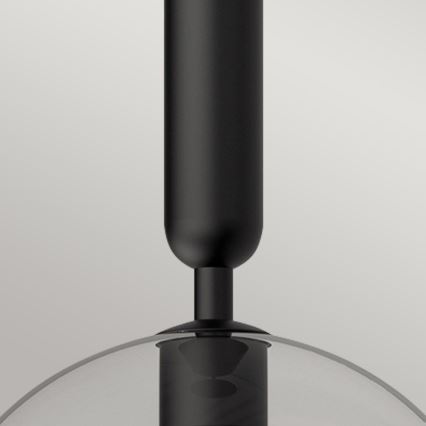 Alora Mood - Luster na tyči JUDE 1xE27/60W/230V čierna