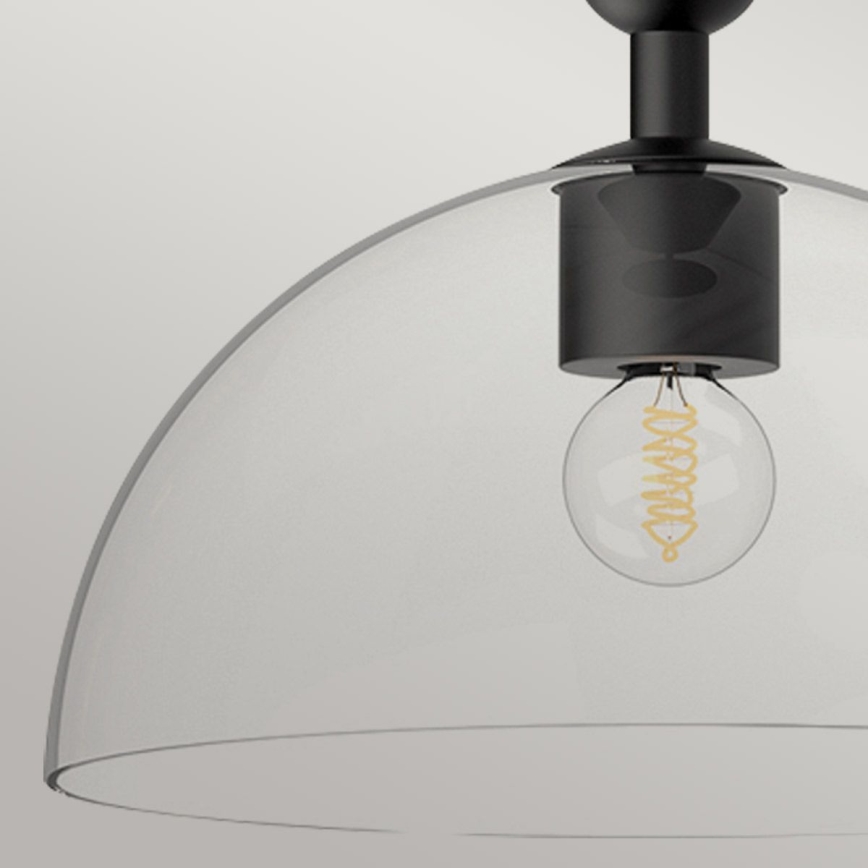 Alora Mood - Luster na tyči JUDE 1xE27/60W/230V čierna