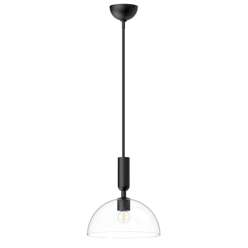 Alora Mood - Luster na tyči JUDE 1xE27/60W/230V čierna