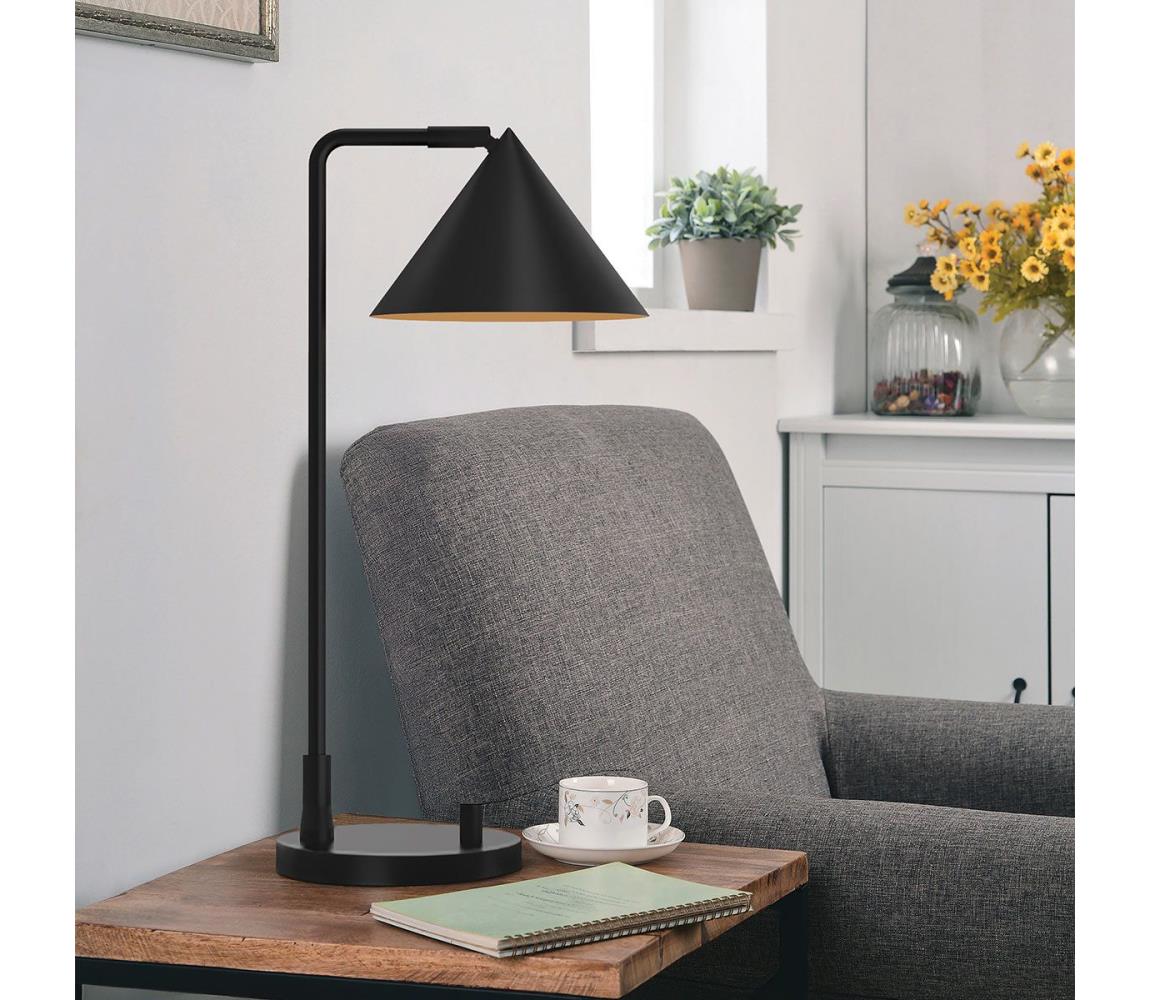 Elstead Alora Mood ALM-REMYCK-TL-BK - Stolná lampa REMYCK 1xE27/60W/230V čierna ALM-REMYCK-TL-BK