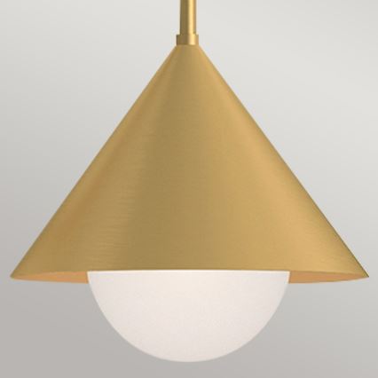 Alora Mood - Luster na tyči REMYCK 3xE27/60W/230V zlatý