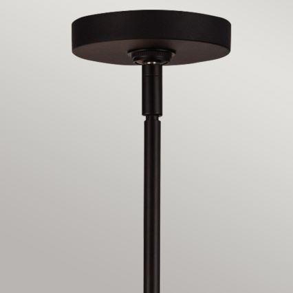 Alora Mood - Luster na tyči SYLVIA 4xE14/40W/230V čierna