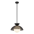 Alora Mood - Luster na tyči PERTH 1xE27/60W/230V priemer 37,5 cm čierna