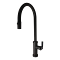 ALVEUS 1132179 - Drezová batéria s vyťahovacou sprškou NERINA 46,8 cm čierna