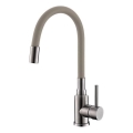 ALVEUS 1144429 - Drezová batéria s flexibilným ramienkom MINTAS 34 cm nerez/béžová