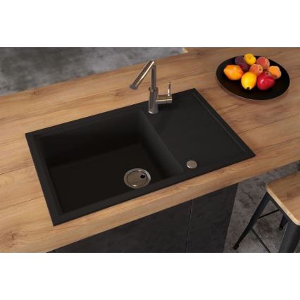 ALVEUS 1149117 - Kuchynský drez INTERMEZZO 78x48 cm granit/čierna
