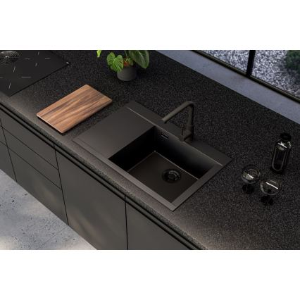 ALVEUS 1149504 - Kuchynský drez PURE 79x51,5 cm granit/čierna