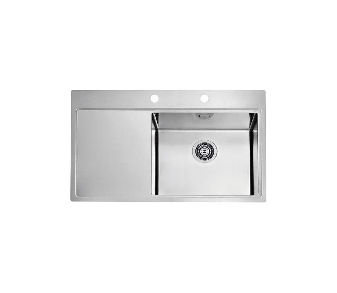 ALVEUS 1149518 - Kuchynský drez PURE 86x52,5 cm nerezová oceľ 1149518