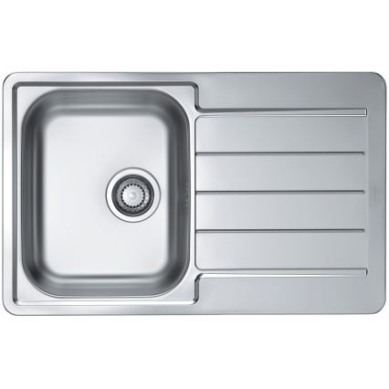 ALVEUS SET0026 - Kuchynský drez LINE 79x50 cm + drezová batéria TONIA 29,5 cm satinovaný/lesklý chróm