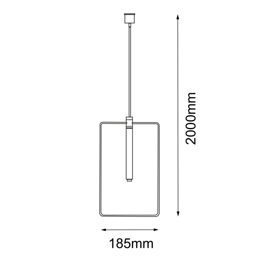 Amplex - Luster na lanku 1xG9/10W/230V