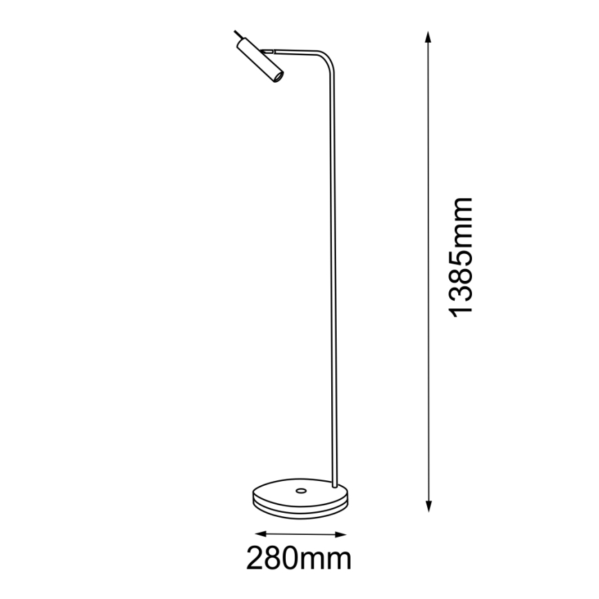 Amplex - Stojacia lampa 1xGU10/15W/230V