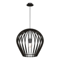 Amplex - Závesný luster na lanku 1xE27/20W/230V čierny