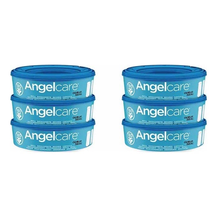 Angelcare - Náhradné kazety do koša na plienky 6 ks