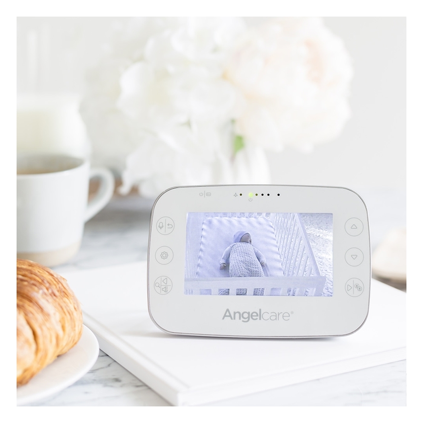 Angelcare - SADA Monitor dychu 16x16 cm + detská video pestúnka USB