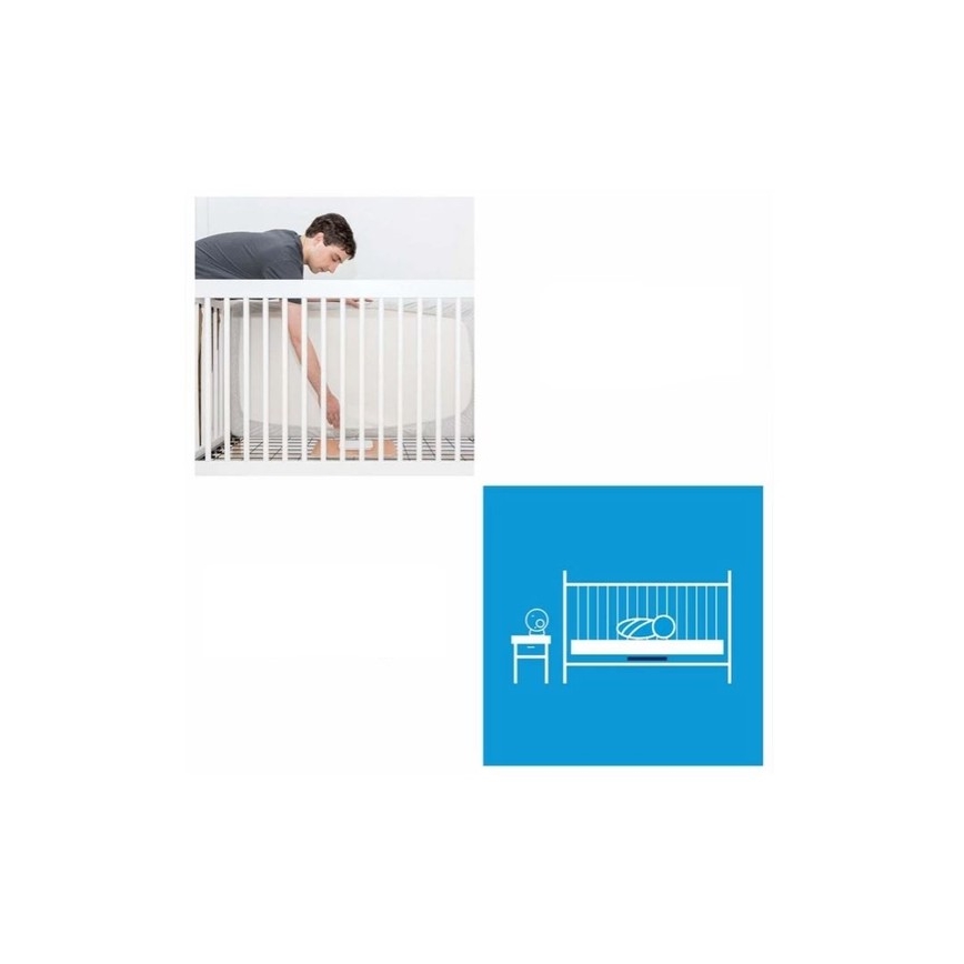 Angelcare - SADA Monitor dychu 16x16 cm + detská video pestúnka USB