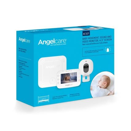 Angelcare - SADA Monitor dychu 16x16 cm + detská video pestúnka USB