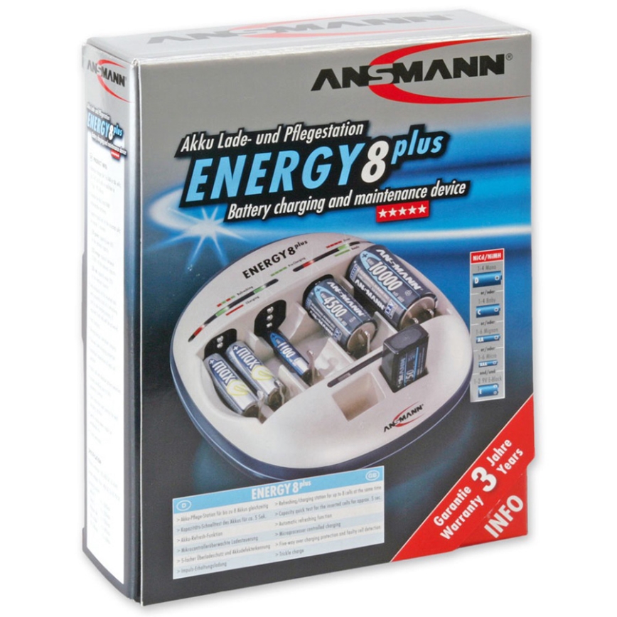Ansmann Energy 8 Plus nabíjačka