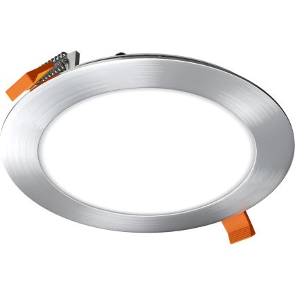 APLED - LED Kúpeľňové podhľadové svietidlo RONDO LED/12W/230V IP40 pr. 17 cm matný chróm