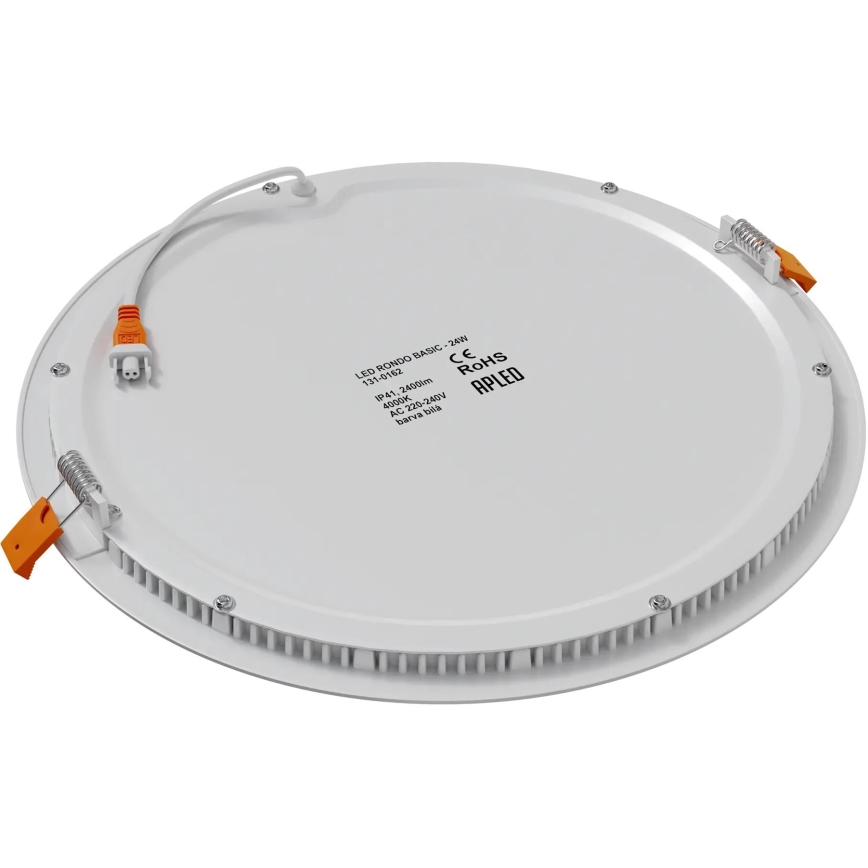 APLED - LED Kúpeľňové podhľadové svietidlo RONDO LED/24W/230V IP40 pr. 30 cm biela