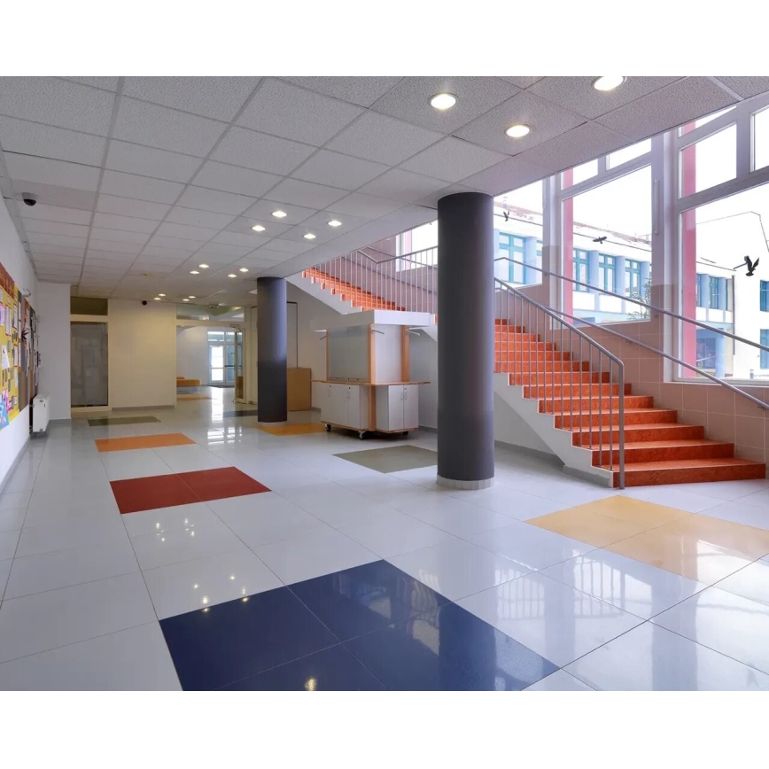 APLED - LED Kúpeľňové podhľadové svietidlo RONDO LED/24W/230V IP40 pr. 30 cm matný chróm