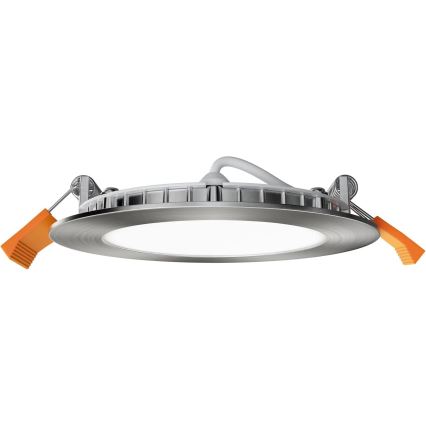 APLED - LED Kúpeľňové podhľadové svietidlo RONDO LED/6W/230V IP40 pr. 12 cm matný chróm