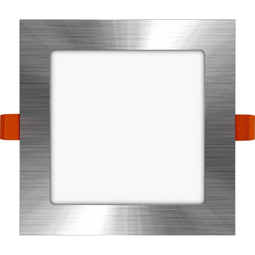 APLED - LED Kúpeľňové podhľadové svietidlo SQUARE LED/12W/230V IP40 17x17 cm matný chróm
