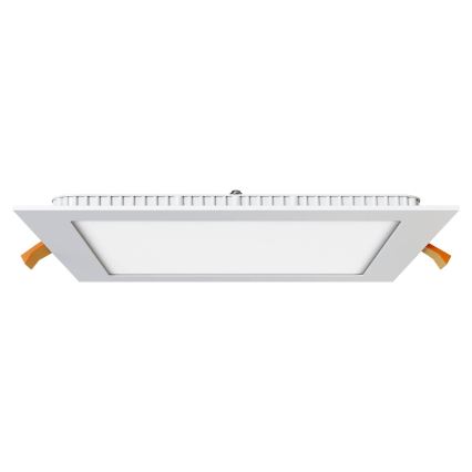 APLED - LED Kúpeľňové podhľadové svietidlo SQUARE LED/18W/230V IP40 22x22 cm biela
