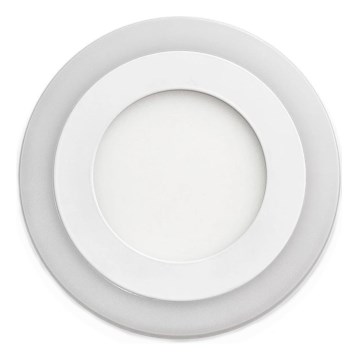 APLED - LED Kúpeľňové podhľadové svietidlo RONDO DUO LED/4W + LED/12W/230V IP41 3000/4000K pr. 19,5 cm biela