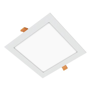 APLED - LED Kúpeľňové podhľadové svietidlo SQUARE LED/18W/230V IP40 22x22 cm biela