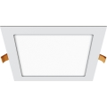 APLED - LED Kúpeľňové podhľadové svietidlo SQUARE LED/18W/230V IP41 220x220 mm biela