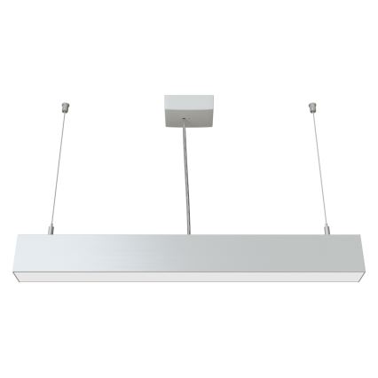 APLED - LED Luster na lanku LOOK LED/23W/230V 4000K 60 cm strieborná