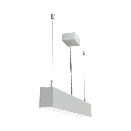 APLED - LED Luster na lanku LOOK LED/23W/230V 4000K 60 cm strieborná