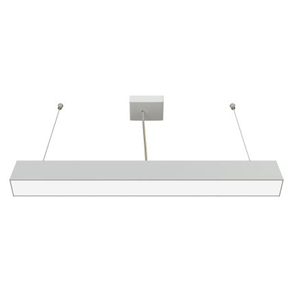 APLED - LED Luster na lanku LOOK LED/23W/230V 4000K 60 cm strieborná