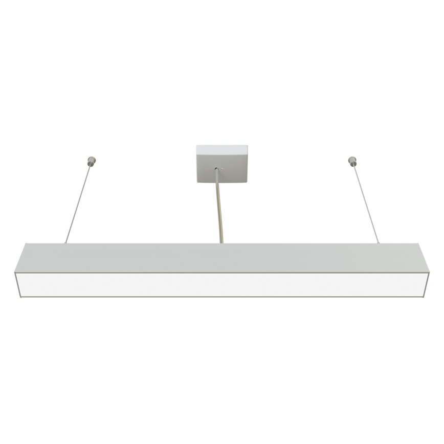 APLED - LED Luster na lanku LOOK LED/23W/230V 4000K 60 cm strieborná