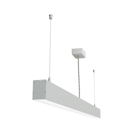 APLED - LED Luster na lanku LOOK LED/46W/230V 4000K 120 cm strieborná