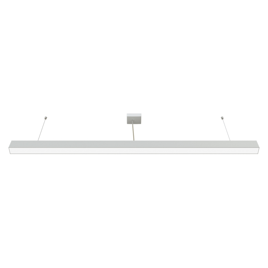 APLED - LED Luster na lanku LOOK LED/58W/230V 4000K 150 cm strieborná