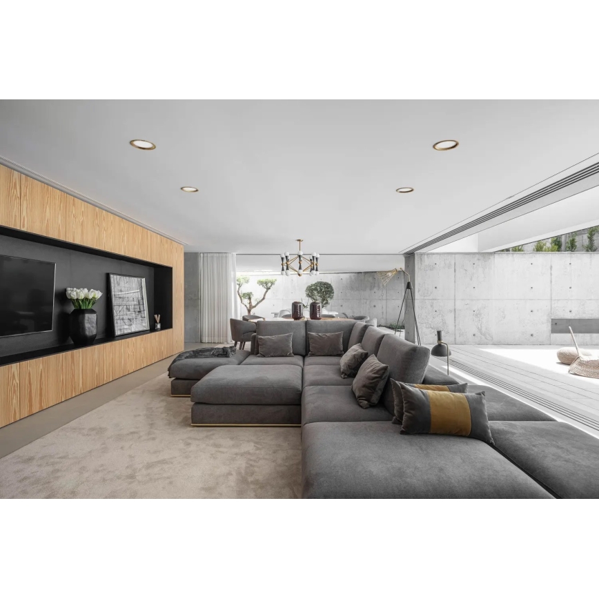 APLED - LED Podhľadové svietidlo RONDO WOODLINE LED/12W/230V 4000K pr. 20 cm jaseň masív