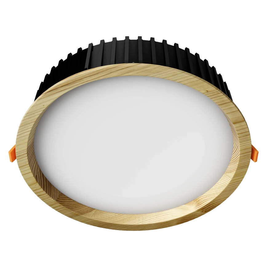 APLED - LED Podhľadové svietidlo RONDO WOODLINE LED/18W/230V 4000K pr. 26 cm borovica masív