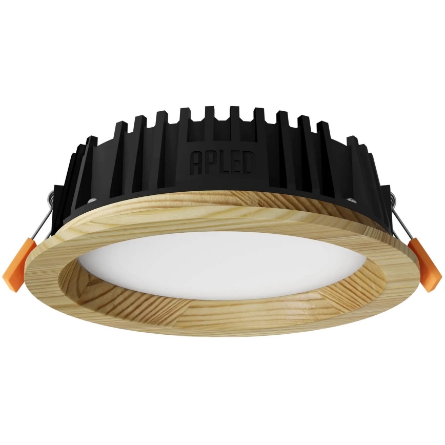 APLED - LED Podhľadové svietidlo RONDO WOODLINE LED/6W/230V 3000K pr. 15 cm borovica masív