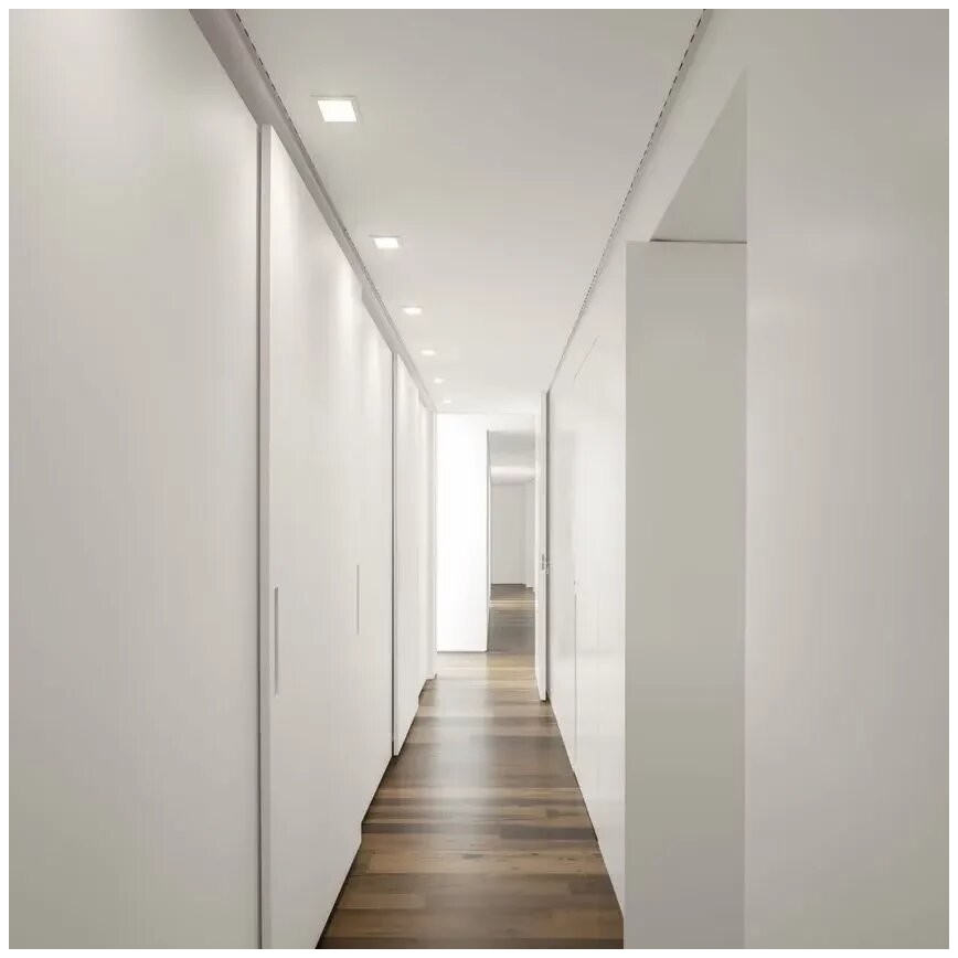 APLED - LED Podhľadové svietidlo SQUARE SLIM LED/8W/230V 9x9 cm biela