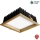 APLED - LED Podhľadové svietidlo SQUARE WOODLINE LED/12W/230V 3000K 17x17 cm dub masív