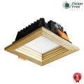 APLED - LED Podhľadové svietidlo SQUARE WOODLINE LED/6W/230V 3000K 12x12 cm borovica masív