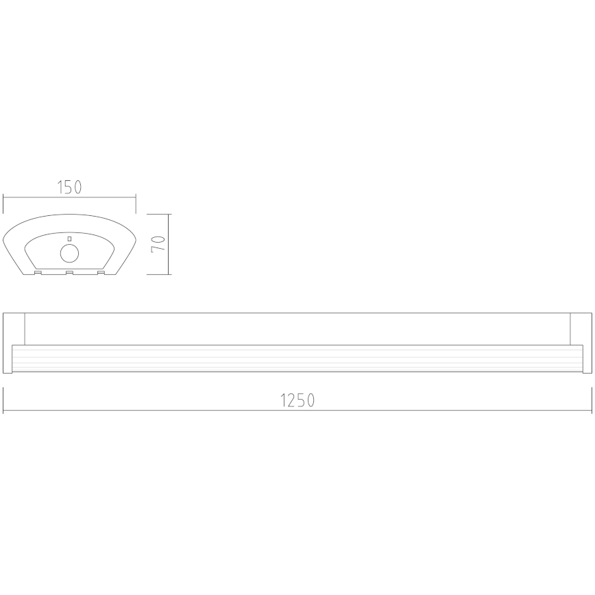 APLED - LED Prisadené svietidlo TROUT LED/36W/230V 4000K