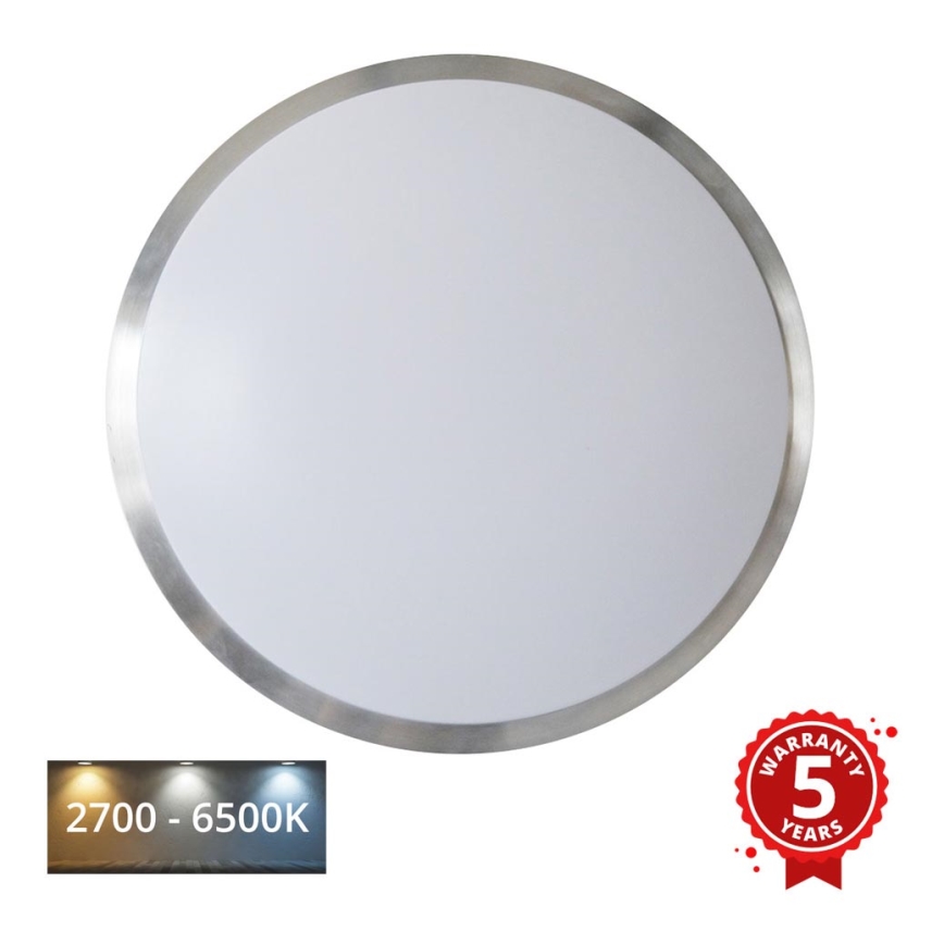 APLED - LED Stropné svietidlo so senzorom LENS PP TRICOLOR LED/18W/230V IP44 2700 - 6500K 1210lm