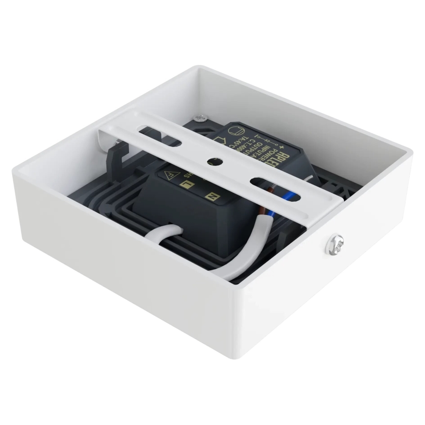 APLED - LED Stropné svietidlo SQUARE LED/8W/230V 9x9 cm biela