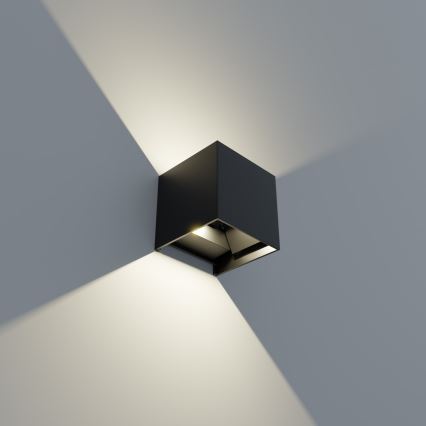 APLED - LED Vonkajšie nástenné svietidlo CUBE 2xLED/3W/230V IP65