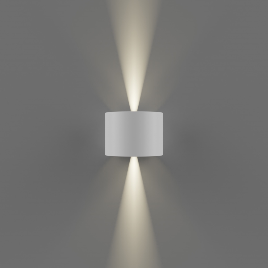 APLED - LED Vonkajšie nástenné svietidlo OVAL 2xLED/3W/230V IP65