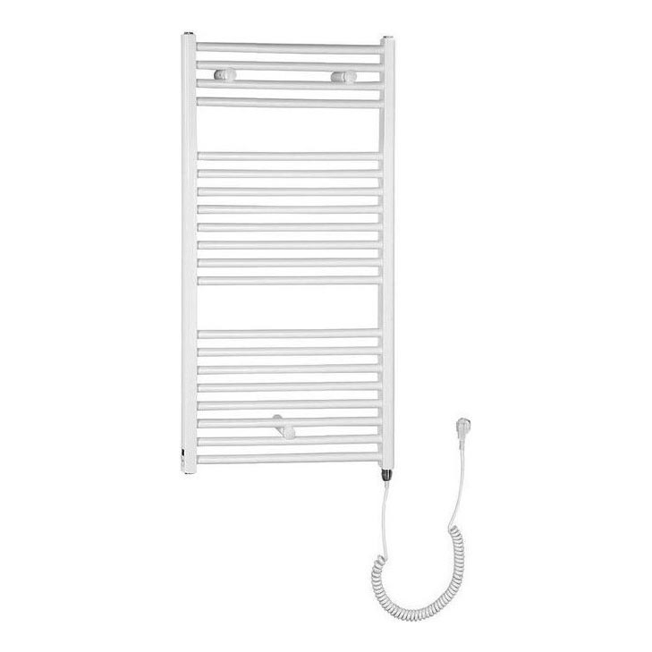 Aqualine - Kúpeľňový elektrický radiátor DIRECT-E 300W/230V 96 cm biela rovný